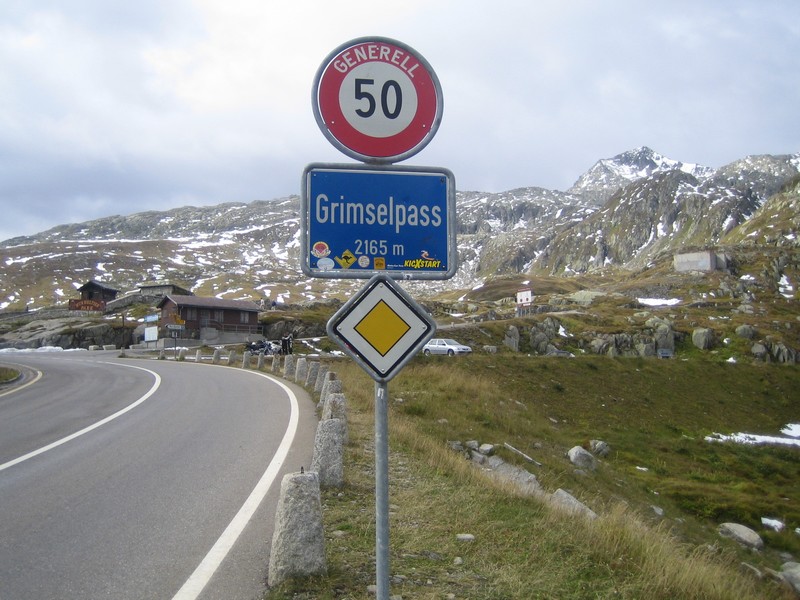 ein Highlight der Tour, der Grimmselpass